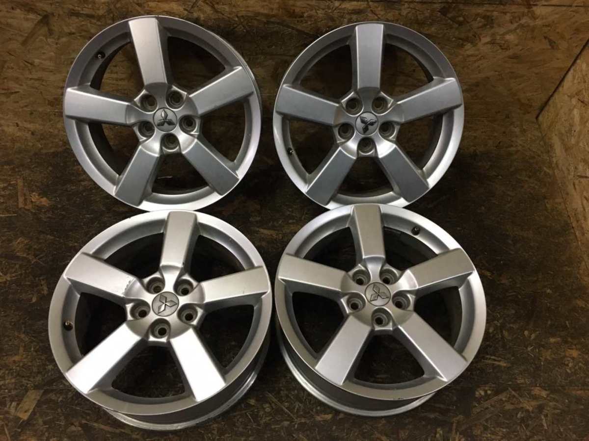 【品質保証，100%新品】 三菱 アウトランダー 純正ホイール 18インチ 4本 7J5HPCD114.3+38 デリカD:5等にも 有 VHC78(5穴)｜売買されたオークション情報、yahooの商品情報をアーカイブ公開 - オークファン 5穴