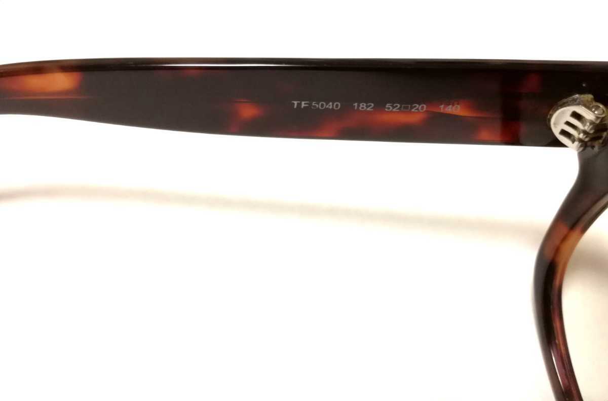 人気モデル TOMFORD トムフォード トムフォードアイウェア TF5040 182 