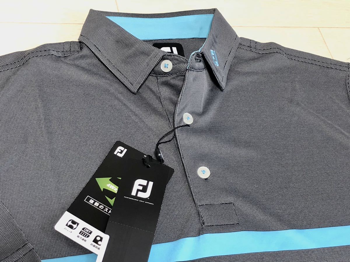  FootJoy フットジョイ エンジニアード ドットジャカード 吸汗速乾 4WAYストレッチ 半袖ポロシャツ BK サイズM 送料198円(タイトリスト)｜売買されたオークション情報、yahooの商品情報をアーカイ シャツ