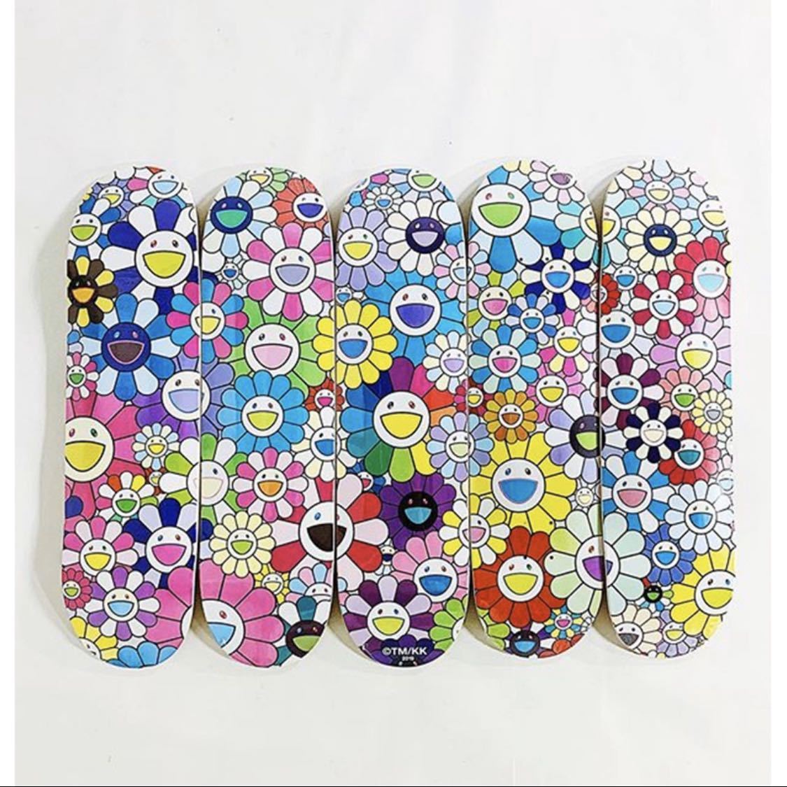 アウトレットの人気商品 村上隆 FLOWER SKATEBOARD DECK 5 SET Takashi