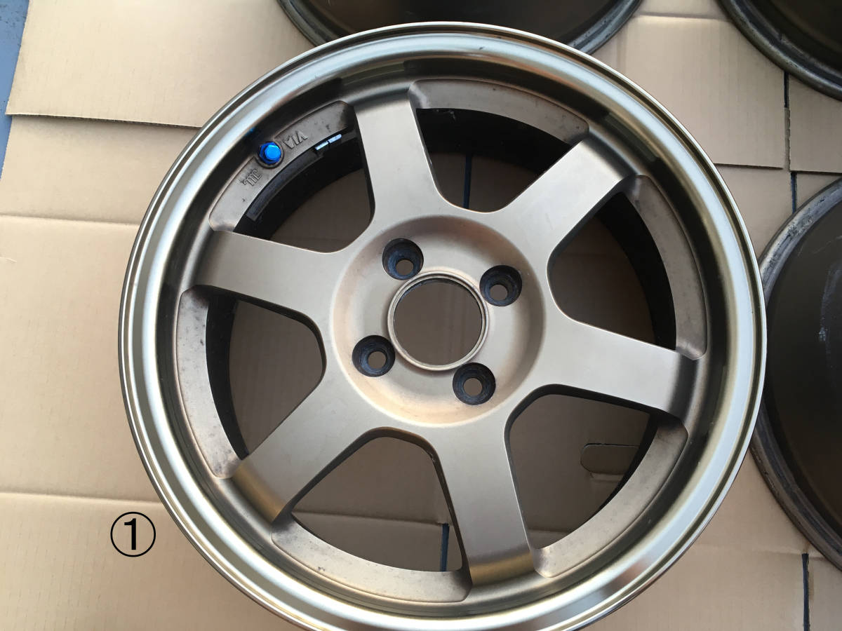 RAYS レイズ VR TE37C 15インチ 6.5JJ +39 4H 4穴 PCD100　ブロンズ　4本セット_2