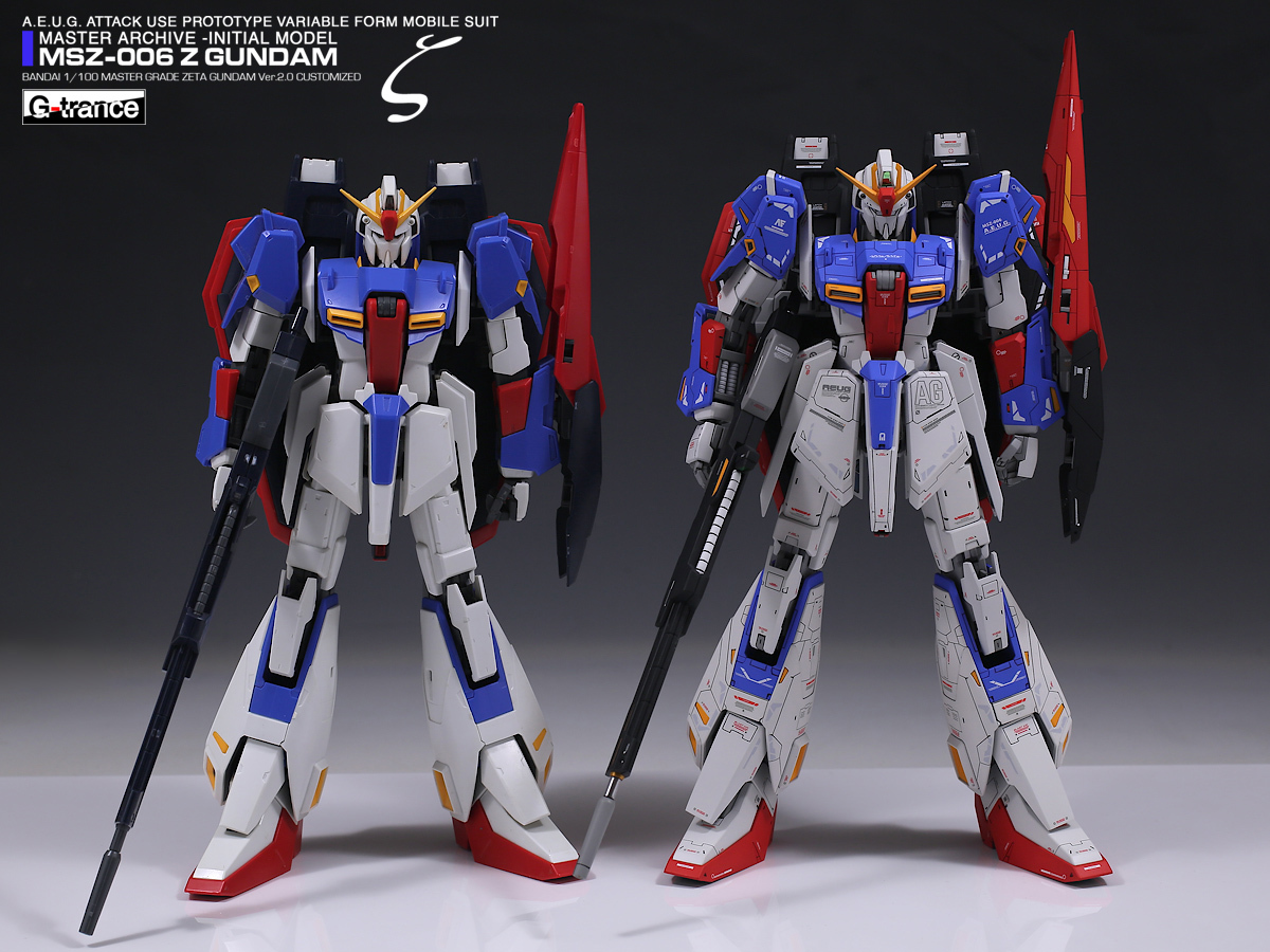□MG 1/100 MSZ-006 Zガンダム Ver2.0 マスターアーカイブ前期型with