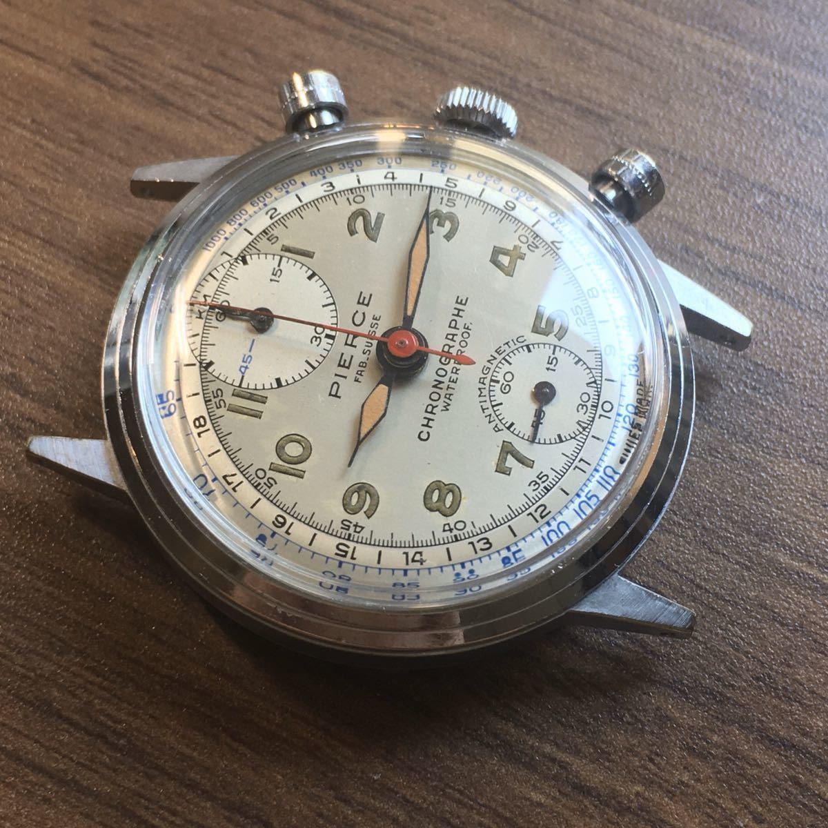 1940年代 PIERCE ピアース Cal.134 クロノグラフ 【公式通販】