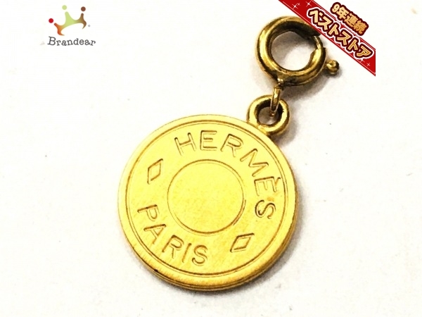 ペンダントトップ エルメス HERMES セリエ 金属素材 ゴールド