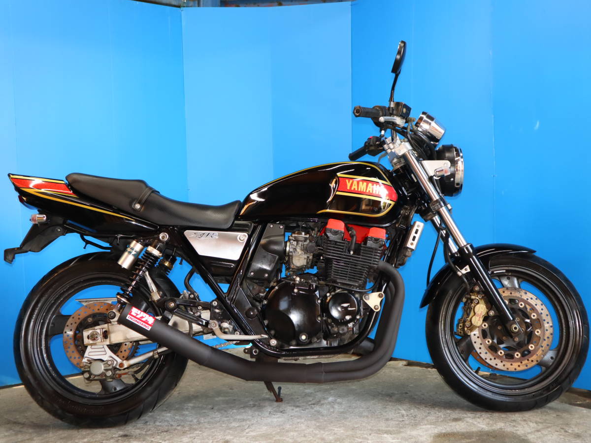 XJR400R 予備検査合格済み RZカラー ショート管 動画 車両の状態を