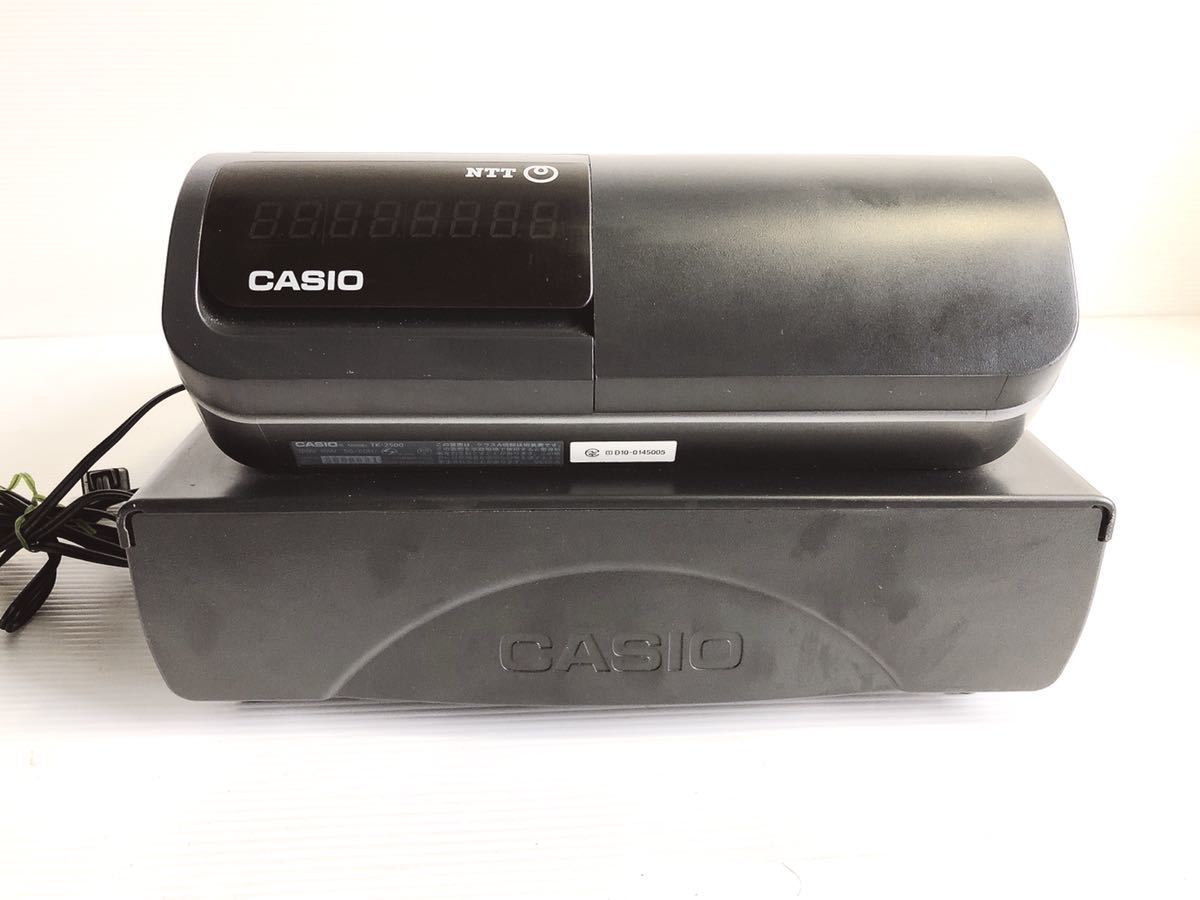 CASIO カシオ レジスター 公式通販 tk-2500ホワイト 本日発送 動作品