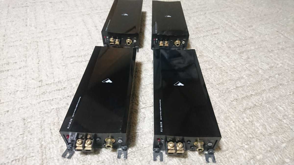 【本日値下げ中】BEWITH R-107S モノラルパワーアンプ　2個セット BEWITH R-107S Reference ビーウィズ モノラルパワーアンプ Amplifier