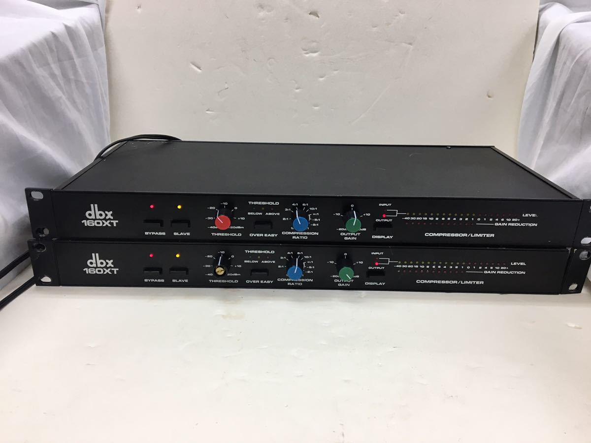 dbx160XTコンプレッサーリミッター2台セットジャンク