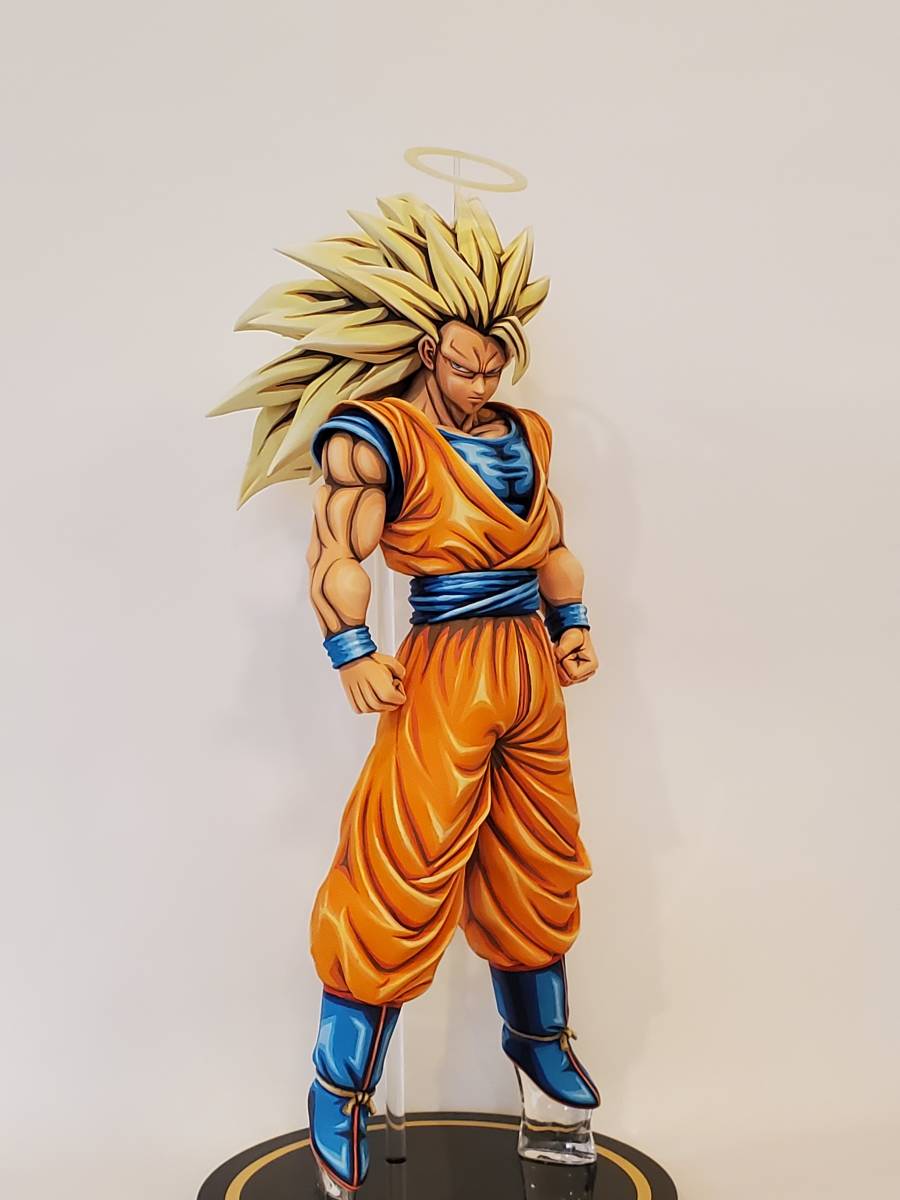 孫悟空 二次元塗装 超サイヤ人3 SON GOKOU フィギュアーツ zero EX リペイント ドラゴンボール フィギュア DORAGON BALL figure 2D 2次元