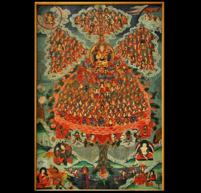 1678CH 仏画 チベット タンカ ①曼陀羅 肉筆画 チベット密教 仏像額装 仏教美術曼荼羅寺院仏教経典法具 古美術骨董古玩(仏像)|売買さ ...