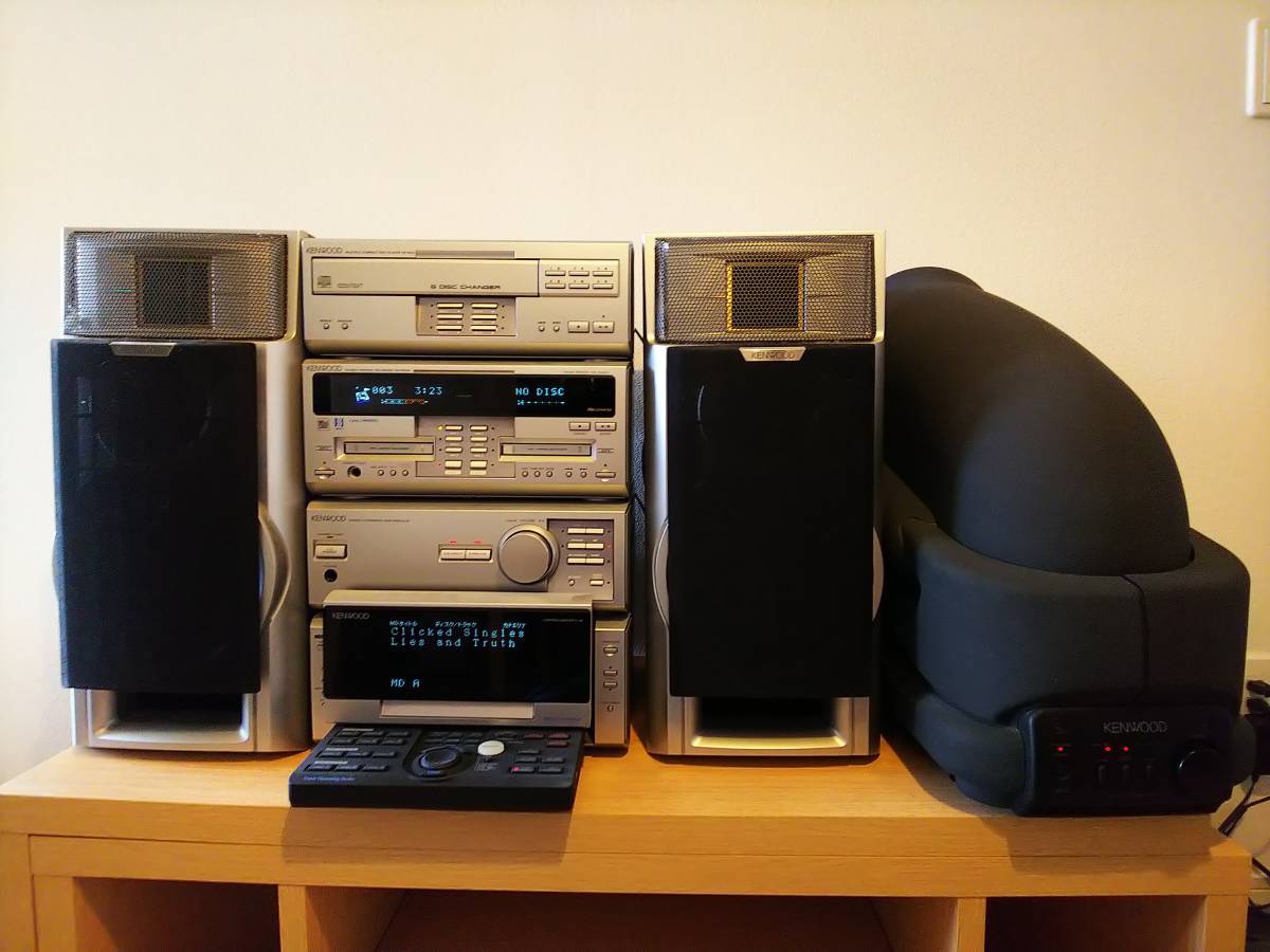 KENWOOD NEW ALLORA XT-7MD アローラ ケンウッド CD MD コンポ こ度は