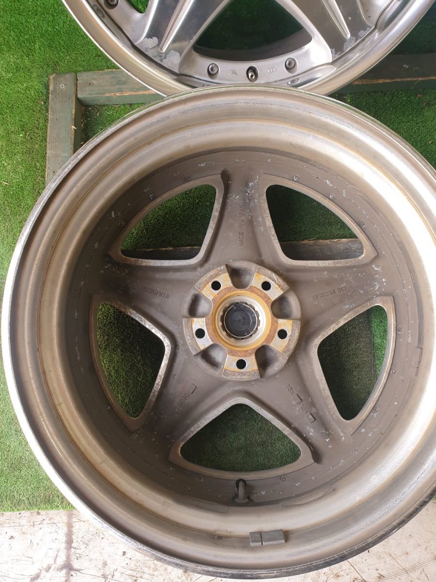 アルミホイールWORK ユーロライン 18インチ 8JJ + 25 /5H/PCD 114.3 