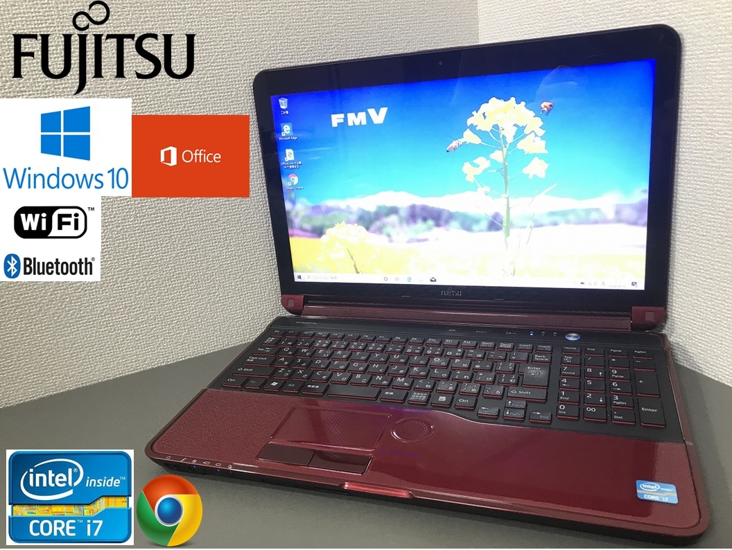 HDD500GB ノートPC 富士通 NF/G70 4G BD 無線 Win10 ☆ブルーレイ搭載・早い者勝ち即決あり☆富士通 NF/G70 Win10 Intel