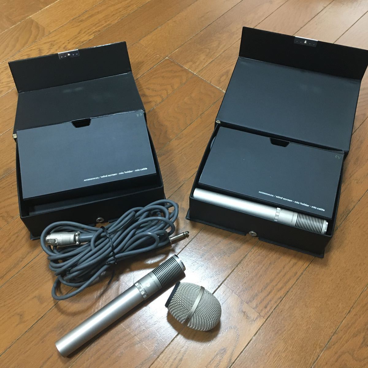 ネット購入 SONY ECM-23 コンデンサー マイク 動作品 2台セット