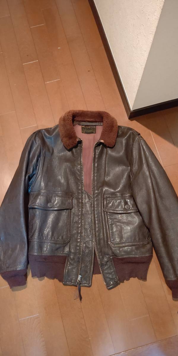 G 1 フライトジャケット実物 L W Foster 73 Aer Size38 A 2 リアルマッコイズ バズリクソンズ 38インチ 売買されたオークション情報 Yahooの商品情報をアーカイブ公開 オークファン Aucfan Com