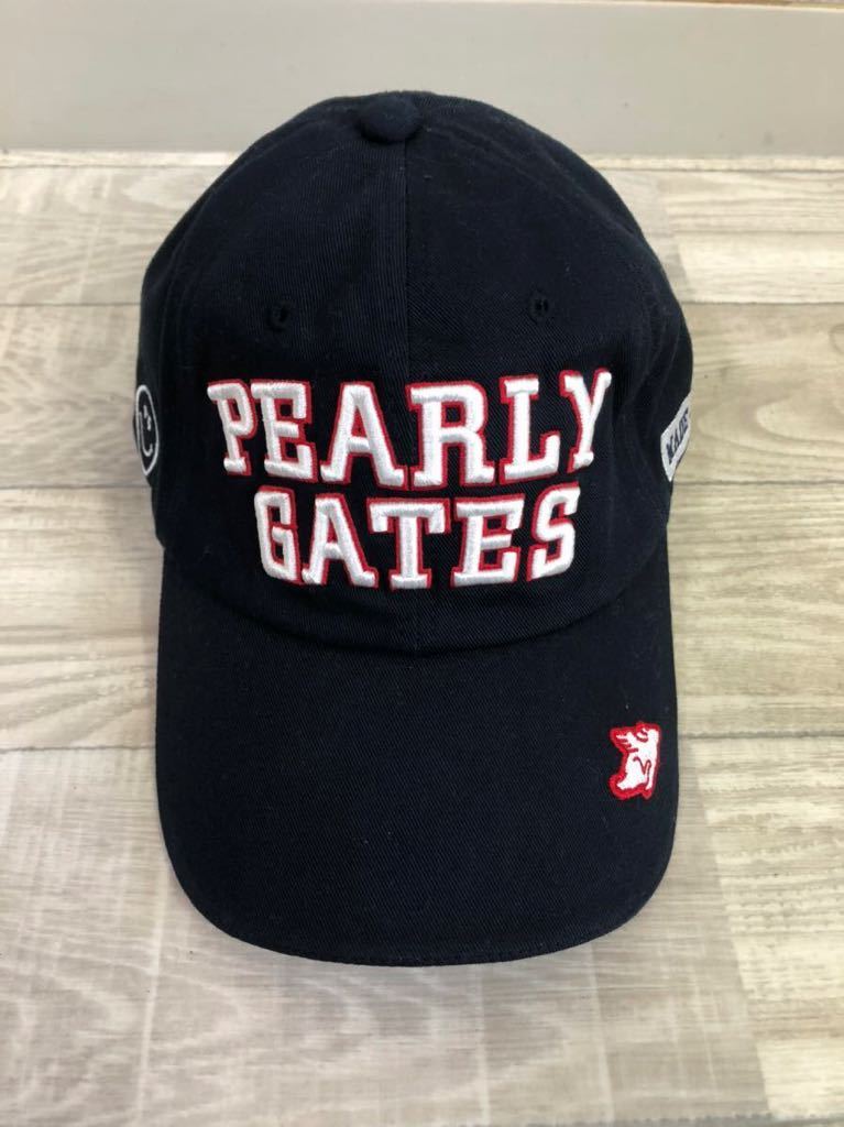 【定番人気】 極 識別タグあり PEARLY GATES パーリーゲイツ キャップ ワッペン 刺繍 ニコちゃん ネイビー(パーリーゲイツ)｜売買されたオークション情報、yahooの商品情報をアーカイブ公開 - オークファン キャップ
