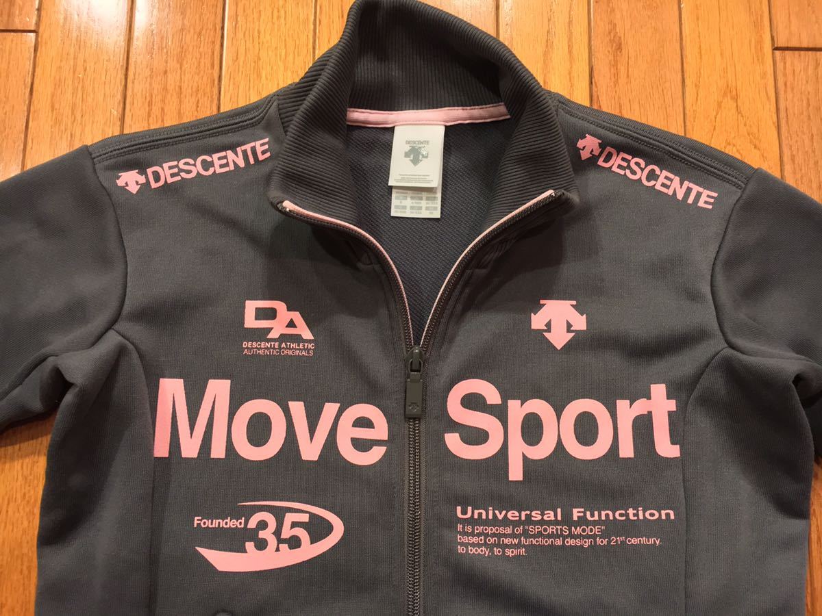 100%新品，最新作 品 DESCENTE デサント Move Sport レディース 長袖 ゴルフ ジャケット ジャージ S T152-158cm グレー 株 デサント アウトドア(ジャンパー、ジャケット)｜売買されたオークション情報、yahooの商品情報 ジャンパー、ジャケット