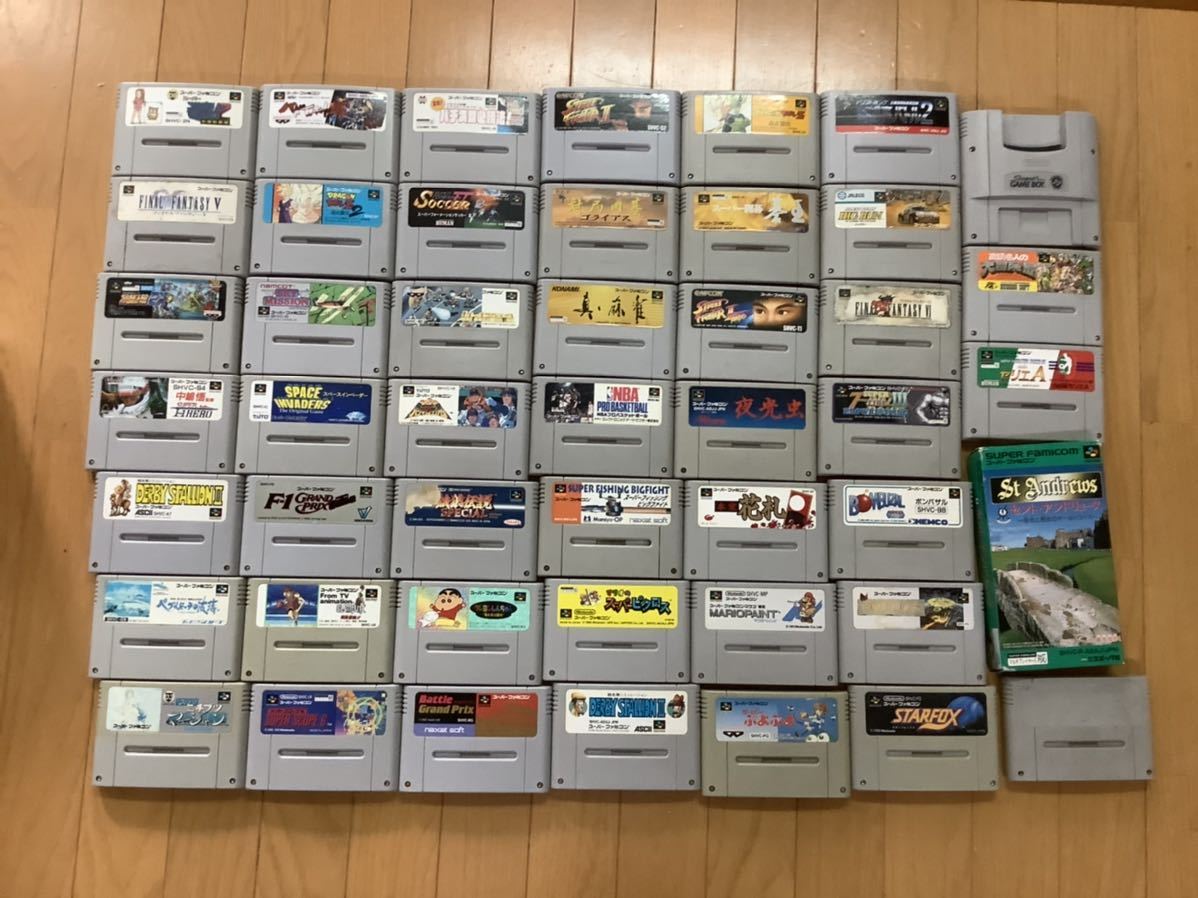 任天堂 スーパーファミコンソフトセット　かぶりなし　大量_1