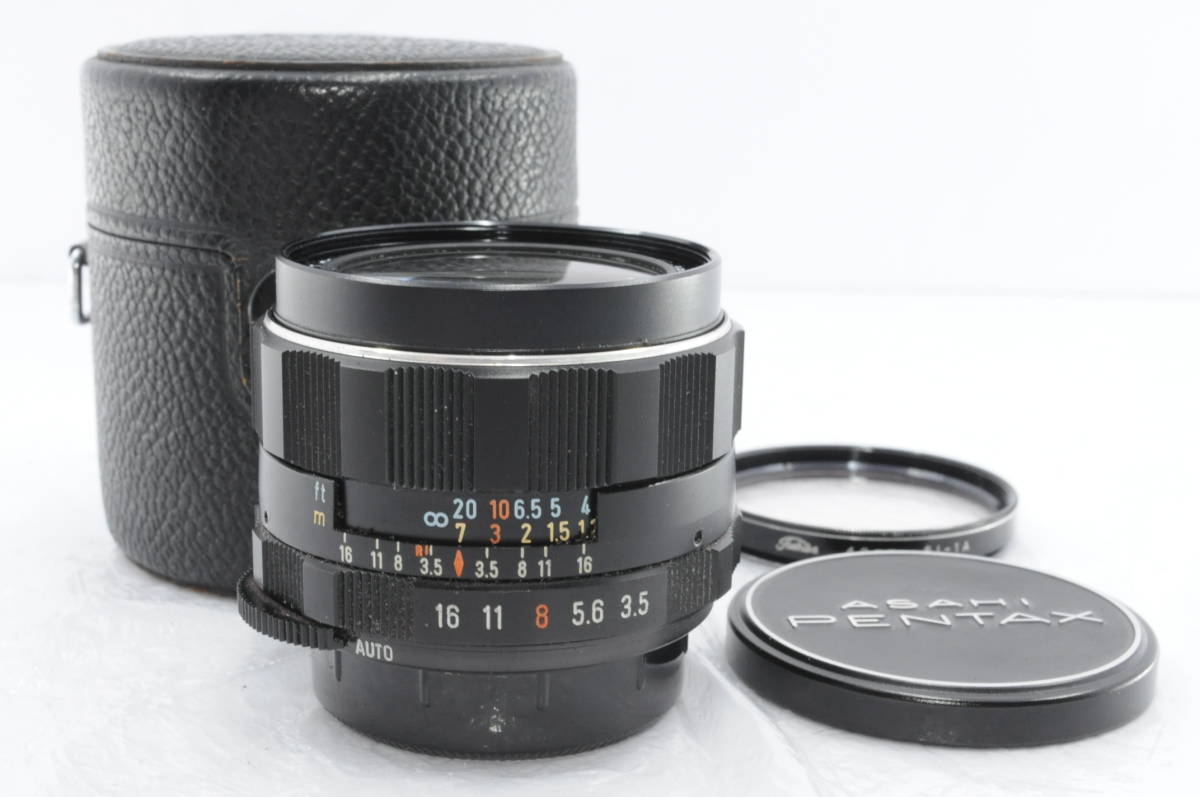  極上 ペンタックス Super Multi Coated TAKUMAR 35ｍｍ F2.8 前後キャップ フィルター付き ＃3616(ペンタックス)｜売買されたオークション情報、yahooの商品情報をアーカイブ公開 - オークファン ペンタックス