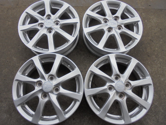 即決！4本set ダイハツ純正 14×4.5J 100 4H +45 ムーヴ タント ミラ