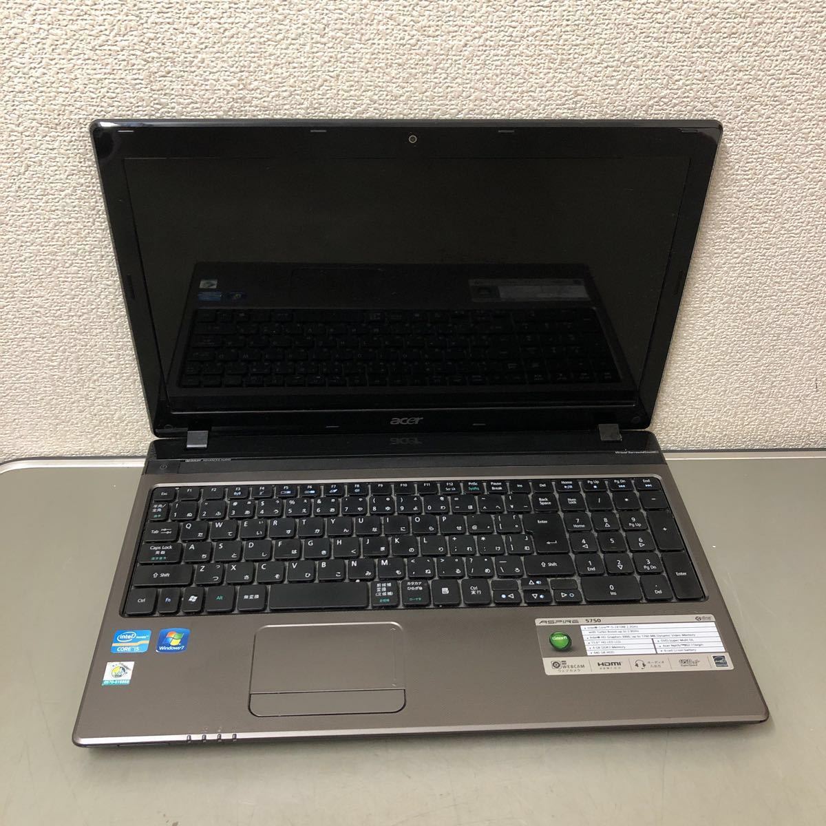 M91 Acer Aspire 5750 series P5WE0 Core i5 2410M 4GB | KOKARATU.COM