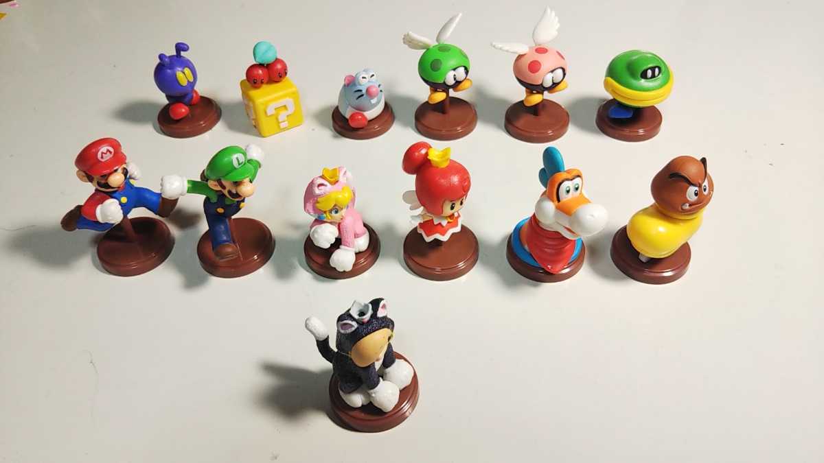 【大人気，HOT】 チョコエッグ スーパーマリオ 3Ｄワールド 2 色違い含む12種＋シークレット ネコロゼッタ 全１３種フルコンプ セット(スーパーマリオ)｜売買されたオークション情報、yahooの商品情報をアー スーパーマリオ