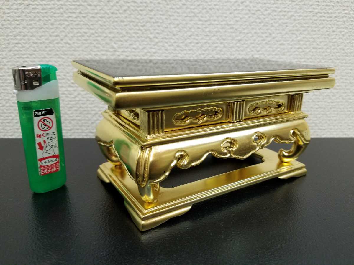 爆買い，100%新品 京型 須弥型 上卓 金箔仕上げ 裏金箔 天板黒 内足 西 五寸五分 １６５ミリ デッドストック アウトレット お内仏 仏壇(仏具一般)｜売買されたオークション情報、yahooの商品情報をアーカイブ 仏具一般