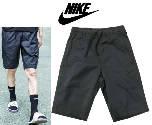 人気定番，新作登場 M 送料198円 NIKE ハーフパンツ ショート ショーツ パンツ 短パン 黒 ナイロンパンツ AA5033-010(ナイロン)｜売買されたオークション情報、yahooの商品情報をアーカイブ公開 - オークファン ショート、ハーフ