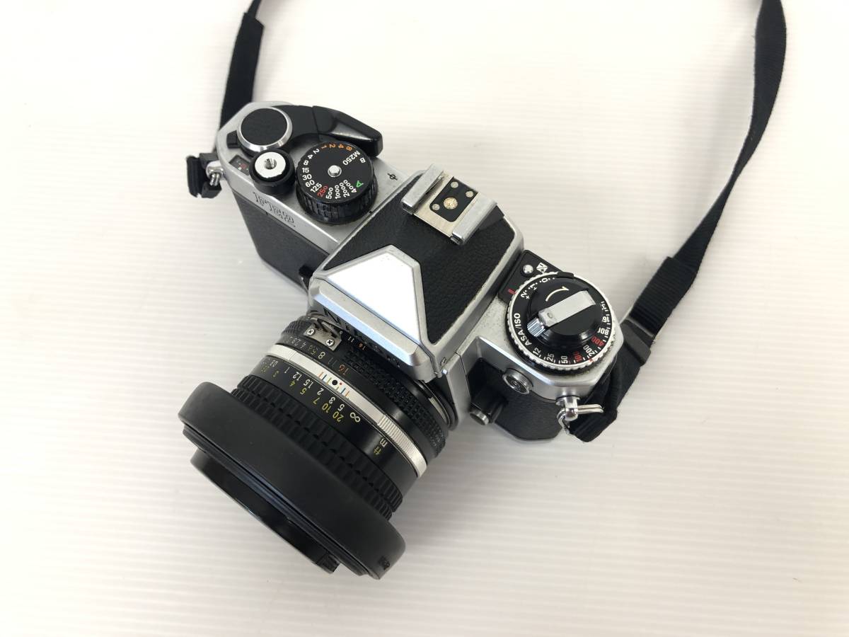 カメラ Nikon ニコン FE フィルム一眼レフカメラ レンズ3本セット