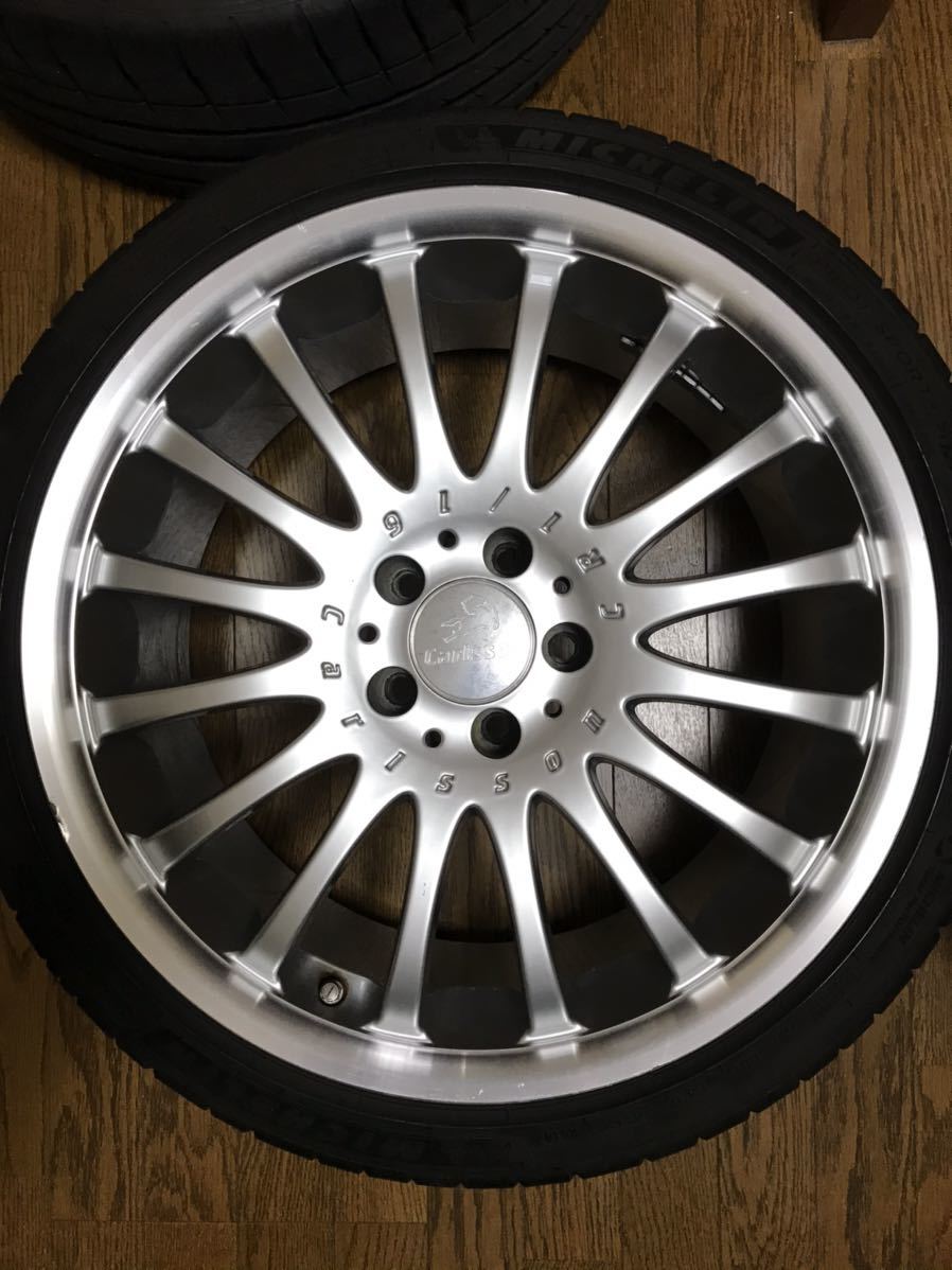美品 カールソン 4本 ホイールタイヤセット evolution カールソン風