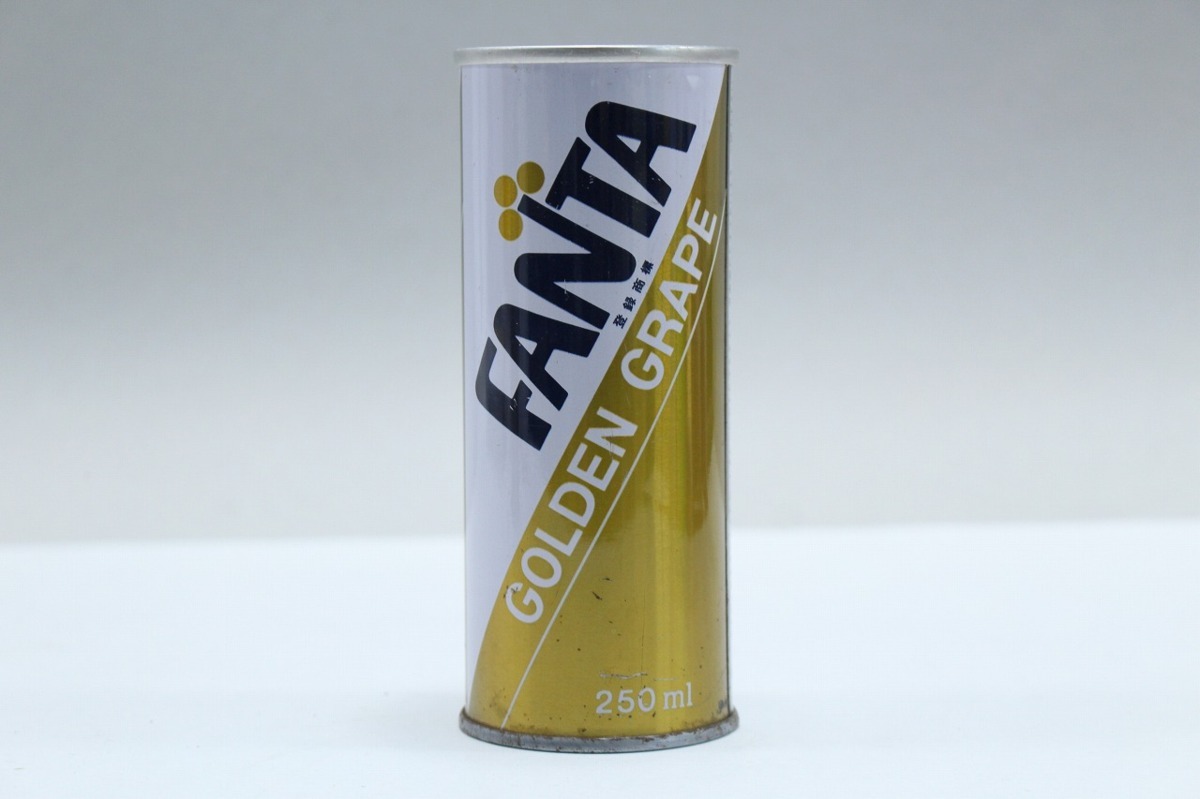 当時物 コカ コーラ ファンタ ゴールデングレープ 250ml 空き缶 空缶