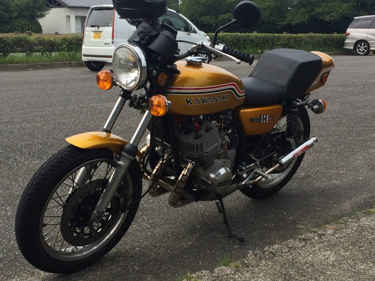 カワサキ750SS改 イノウエボーリングシリンダー、ピストン仕様 K2tec