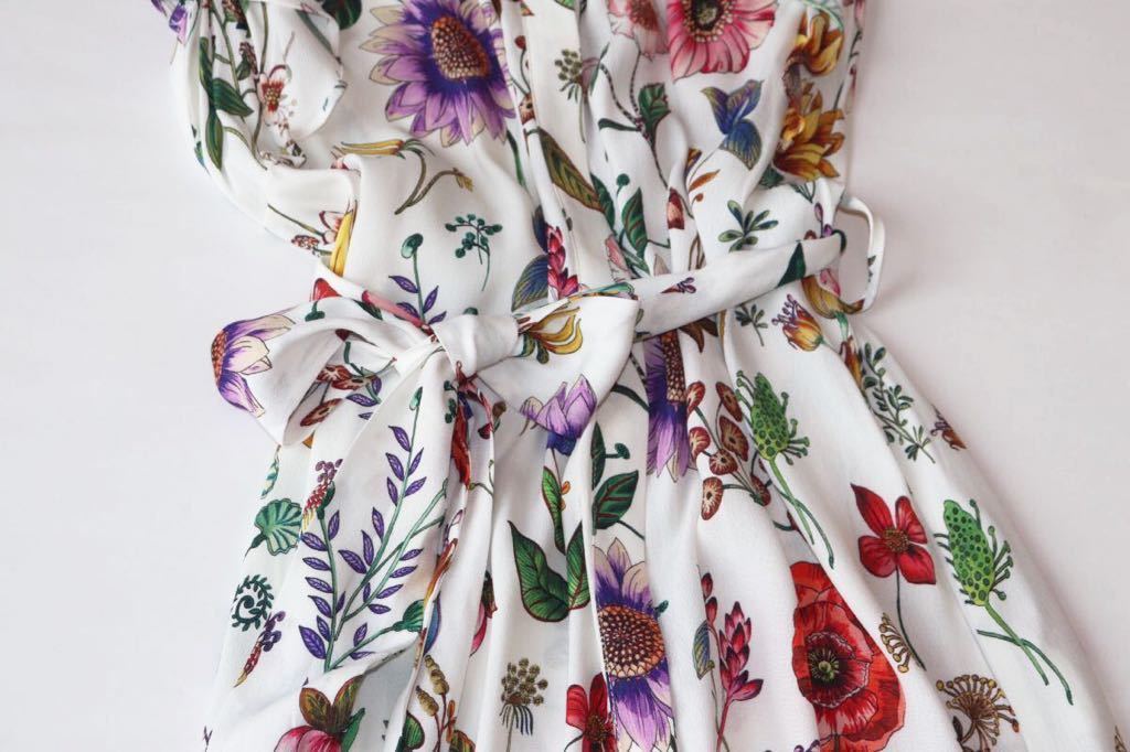 訳あり1円スタート Zara ザラ 夏 フラワープリントフリルスリーブロングシャツワンピ M 花柄 羽織り レーヨン 可愛い ジレ ボタニカル ワンピース 売買されたオークション情報 Yahooの商品情報をアーカイブ公開 オークファン Aucfan Com