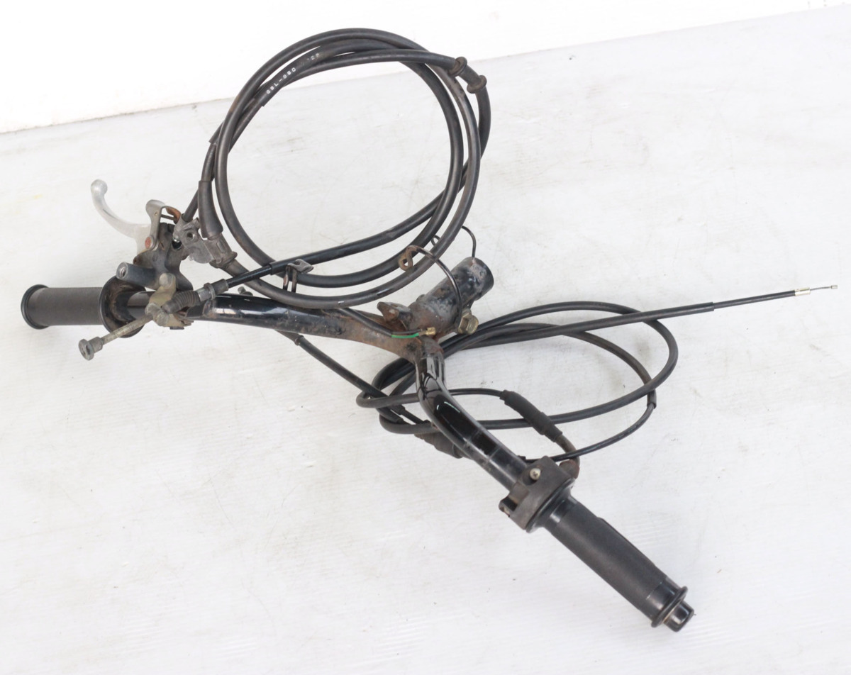 ディオ ZX AF35 ハンドル ブレーキ レバー スロットル セット M2 (D42)g