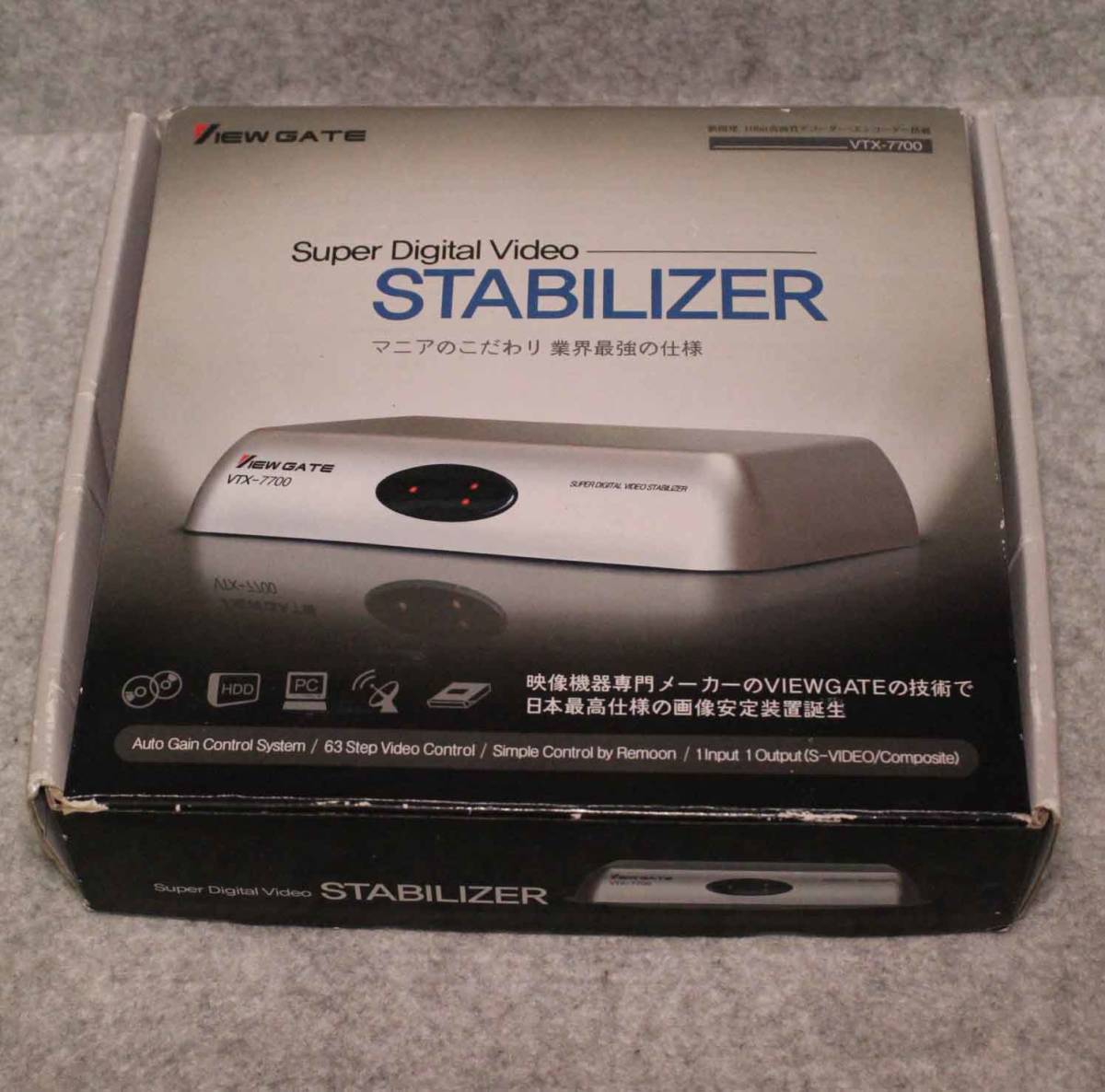 VTX-7700 VIEW GATE 画像安定装置 ビデオスタビライザー Yahoo