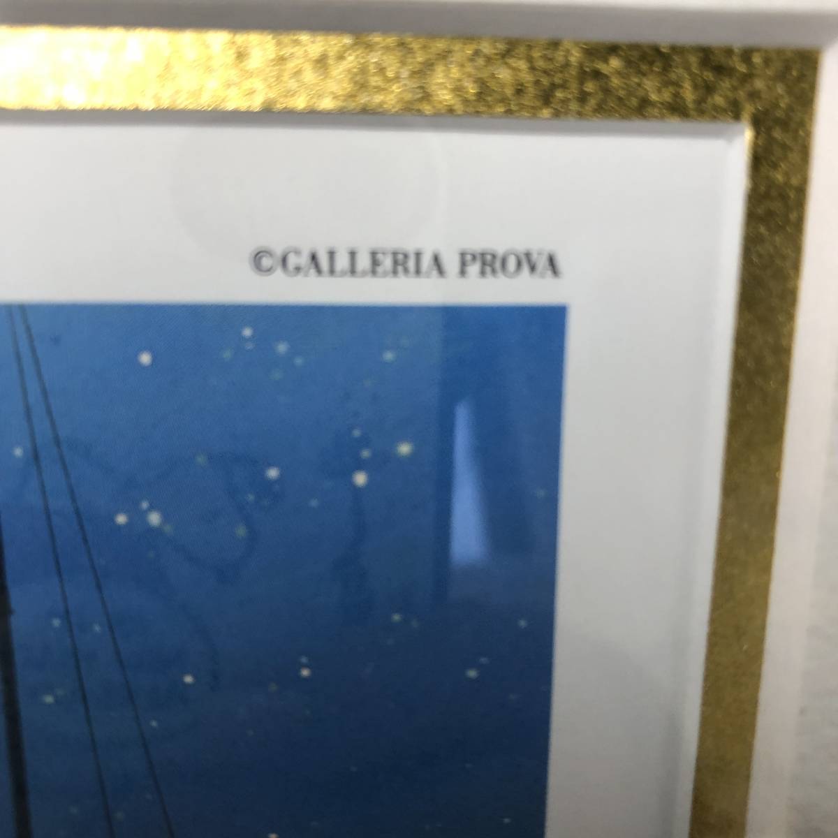 笹倉鉄平 プエルトバヌス ポスター 額つき プエルトバヌス ポスター