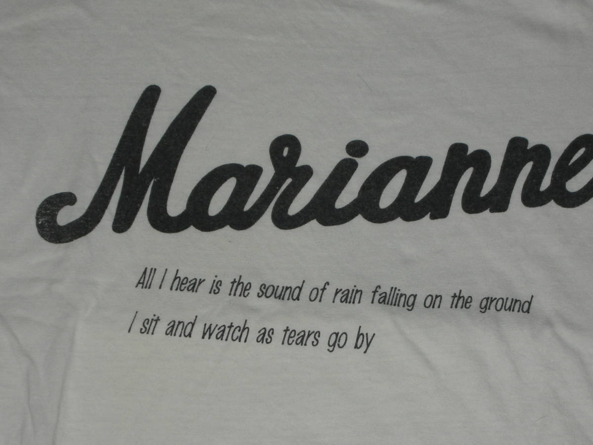 マリアンヌ フェイスフル モチーフｔシャツ Pledge ミック ジャガー ローリングストーンズ マーシャル プレッジ 売買されたオークション情報 Yahooの商品情報をアーカイブ公開 オークファン Aucfan Com