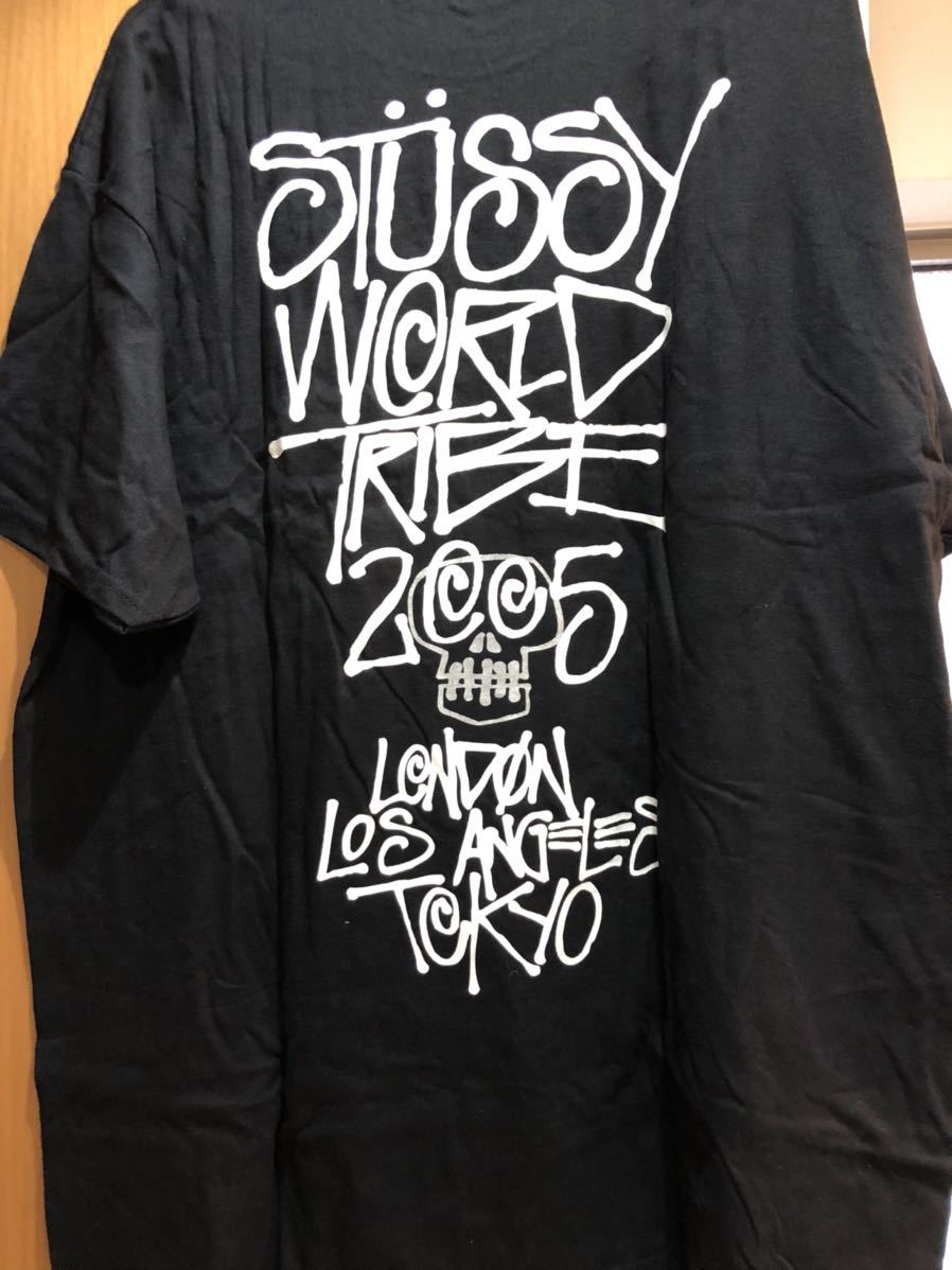  STUSSY 25周年記念 Tシャツ WORLD TRIBE 25TH anniversary ステューシー ワールドツアー WORLD TOUR VINTAGE ビンテージ Shawn フォント(XLサイズ以上)｜売買されたオークション情報、yahooの商品情報をアーカイ 男性用