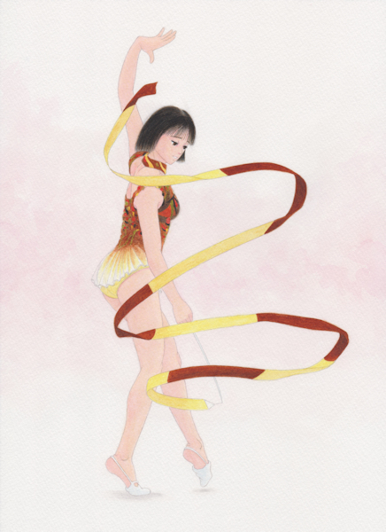舞華 手描き 原画 オリジナル イラスト 433 マンチェスター ブラウン 新体操 レオタード 手描きイラスト 売買されたオークション情報 Yahooの商品情報をアーカイブ公開 オークファン Aucfan Com