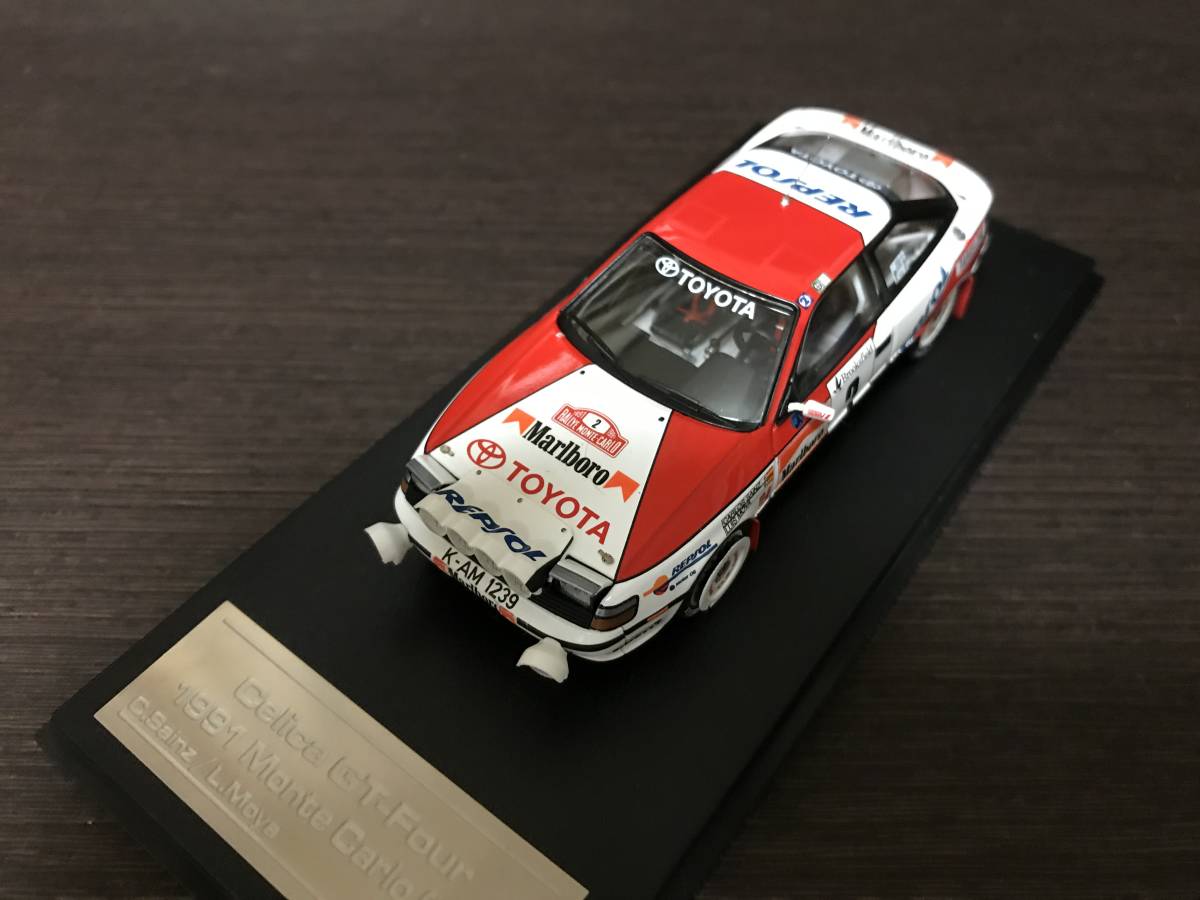  タバコ hpi 1/43 トヨタ セリカ GT-FOUR #2 C.サインツ組 ラリー モンテカルロ優勝 1991(hpi・racing)｜売買されたオークション情報、yahooの商品情報をアーカイブ公開 - オークファン hpi・racing