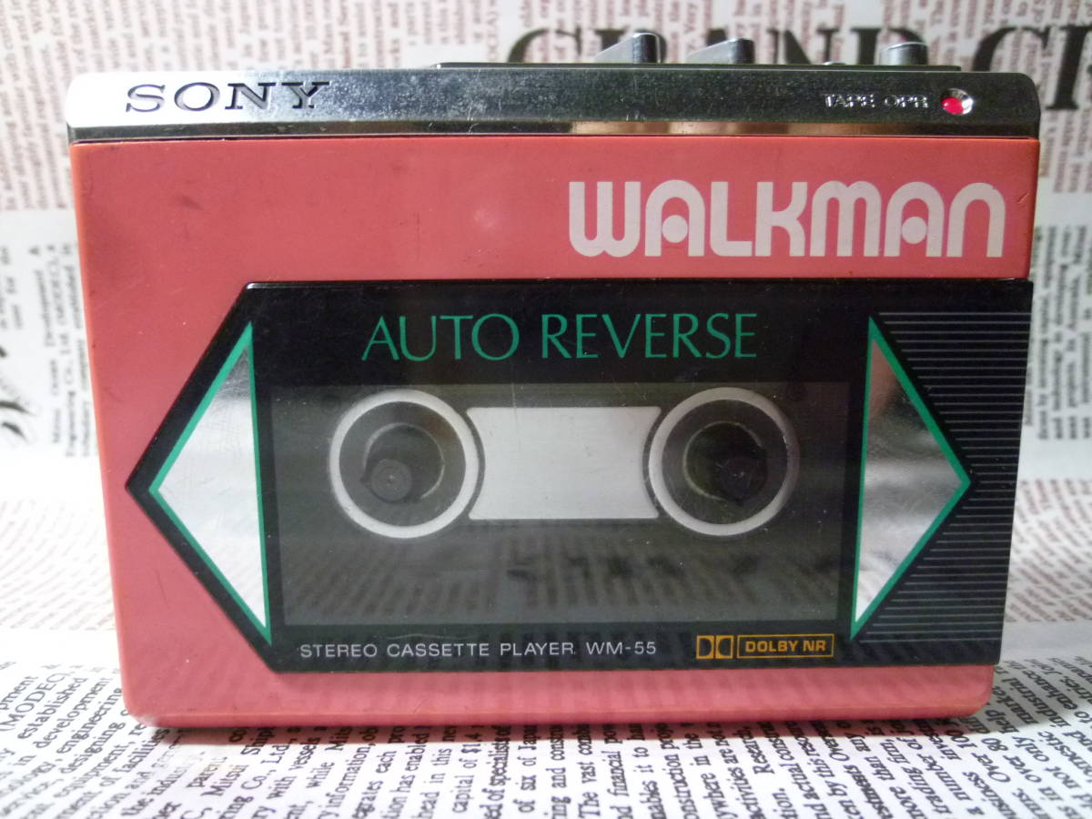 SONY WM-55 Walkman カセットプレーヤー ジャンク 通電OK 其ノ拾八☆ SONY WALKMAN WM-55 ソニーウォークマン 通電確認 ジャンク