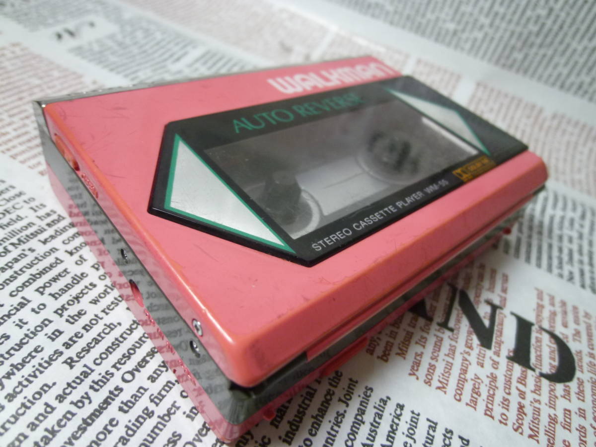 其ノ拾八☆ SONY WALKMAN WM-55 ソニーウォークマン 通電確認 ジャンク