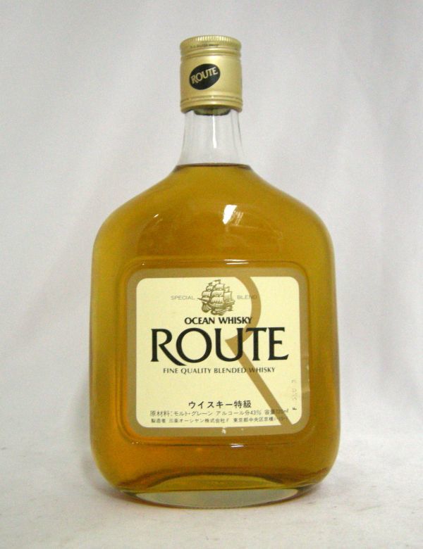 【お買い得，大得価】 1000円スタート 酒 SANRAKU-OCEAN 三楽オーシャン ROUTE ルート 720ml 43% 未開栓 B872(日本)｜売買されたオークション情報、yahooの商品情報をアーカイブ公開 - オークファン 日本