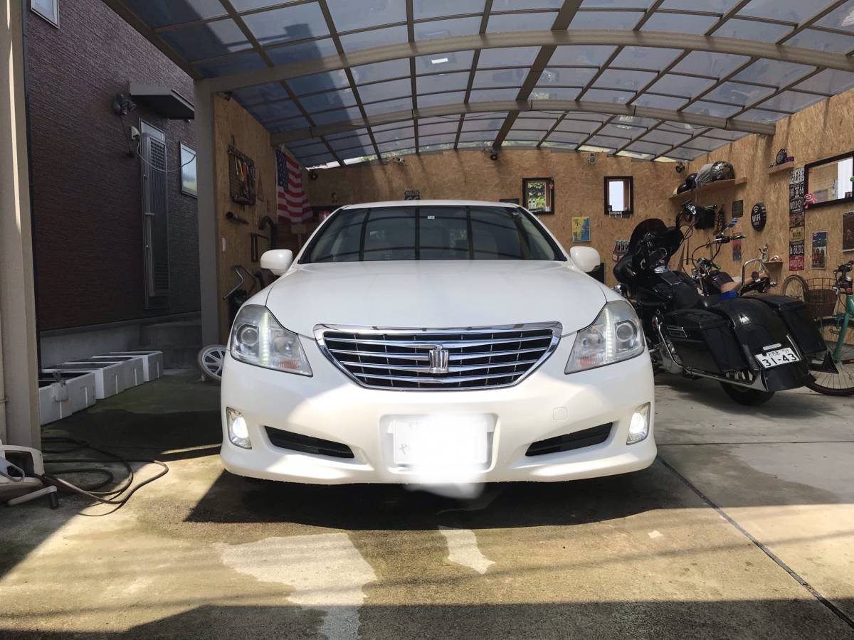 クラウン ロイヤル 3000cc H20年 ローダウン アルミ 革調シートカバー