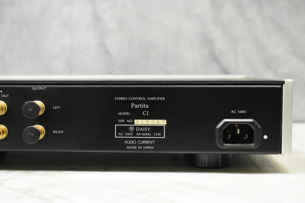 AUDIO CURRENT オーディオカレント Partita C1 プリアンプ 【公式通販】