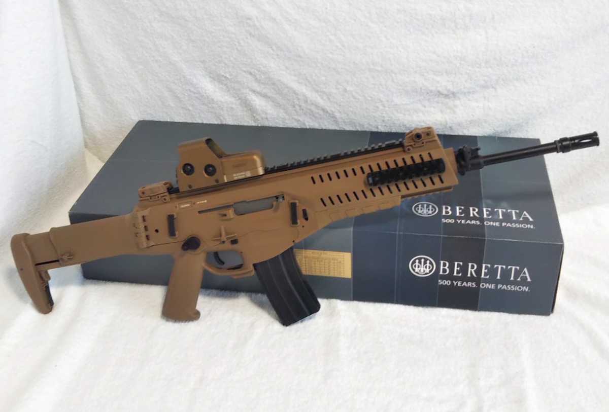 定番，人気 S&T ARX160 TAN エリートフォースモデル 品 ドットサイト付き(電動ガン)｜売買されたオークション情報、yahooの商品情報をアーカイブ公開 - オークファン 電動ガン