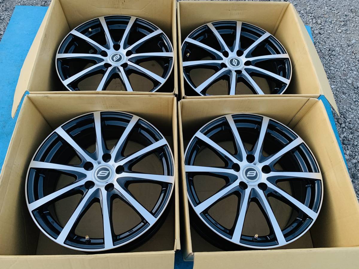 中古ホイール WORK RACING 18×7.5JJ 4本セット WORK 1本のみ 中古