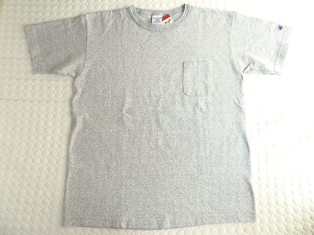 HOT，高品質 展示品 Champion チャンピオン T1011 ポケ Tシャツ グレー サイズL コットン レーヨン アメリカ製 MADE IN USA(半袖Tシャツ)｜売買されたオークション情報、yahooの商品情報をアーカイブ公開 - オーク 男性用
