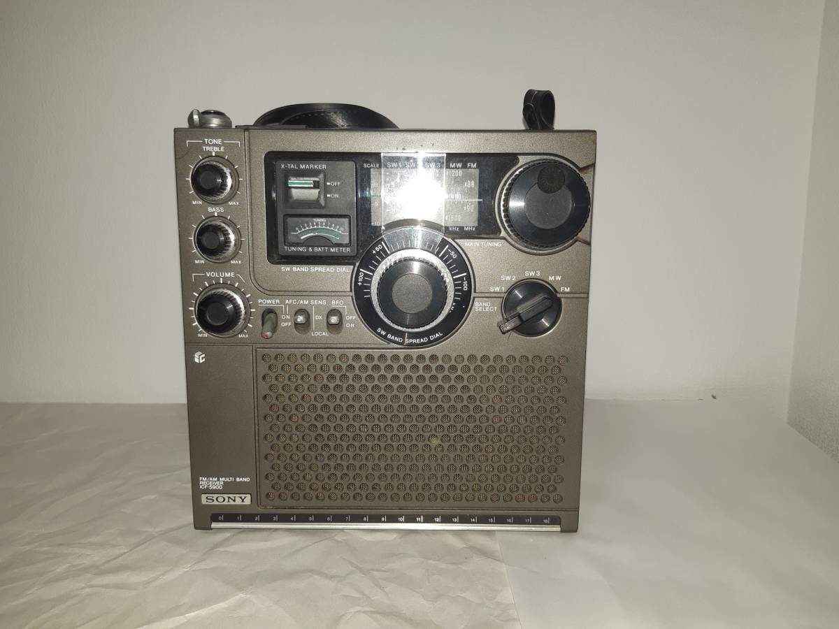 SONY BCLラジオ ICF-5900 ジャンク レトロオブジェ ICF-5900 SONY 