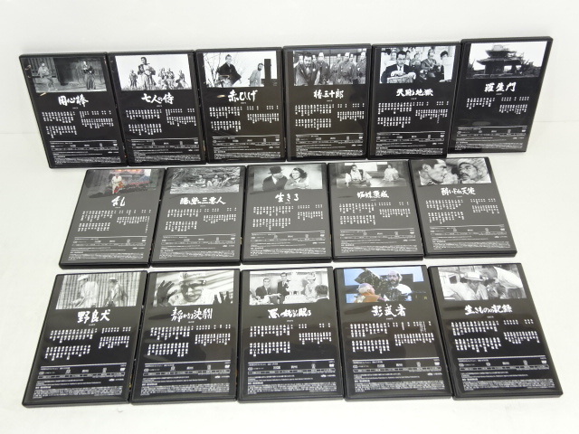 04YB○黒澤明 DVDコレクション 1-16巻セット 冊子・バインダー2冊付